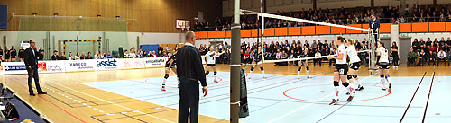 Panorama under SM-slutspel i volleyboll